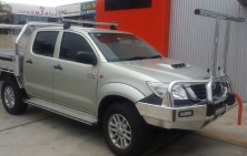 Hilux Dual Cab with Tray and Conduit Rack
