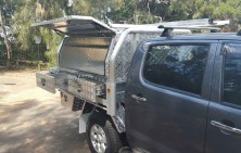 Hilux with Tool Boxes